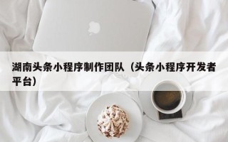沂南湖南头条小程序制作团队（头条小程序开发者平台）